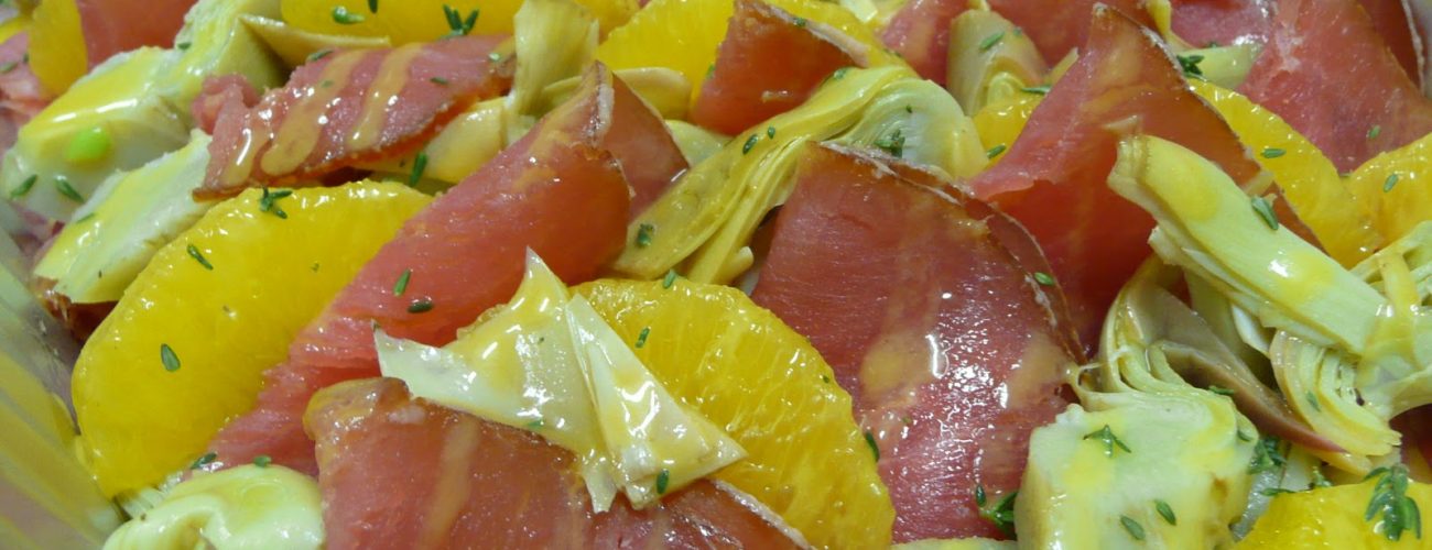 Carpaccio di tonno affumicato Il Grifo