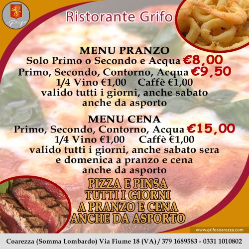 Menu Febbraio